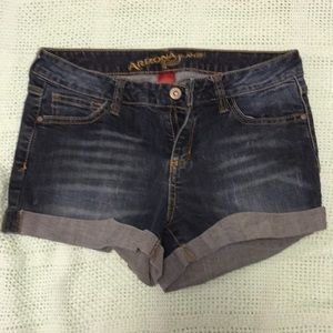 Arizona Jean Co. Blue Jean Shorts With Cuffs